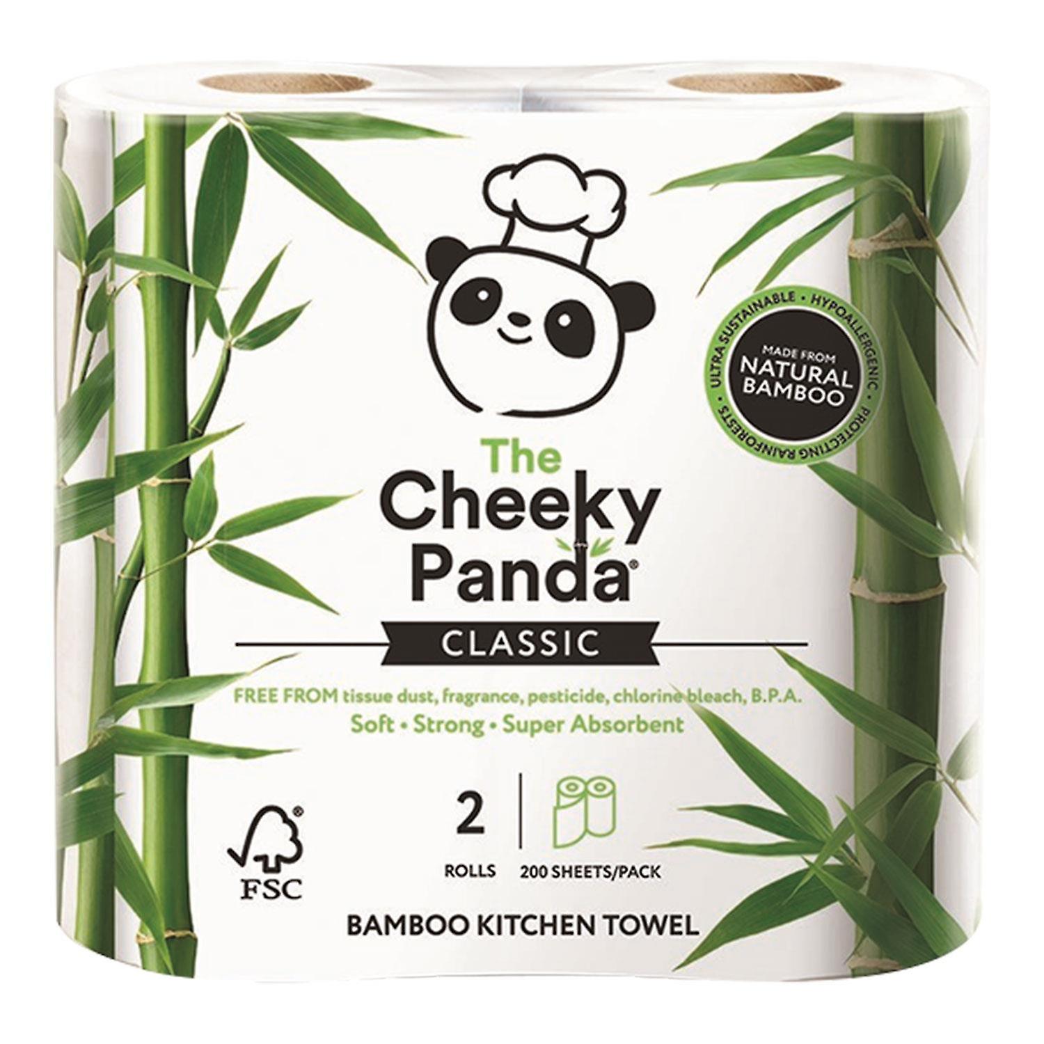 The Cheeky Panda Bamboo Kitchen Towel 2 Rolls