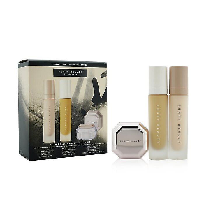 Fenty Beauty By Rihanna Pro Filt'r Soft Matte Complexion Kit: Foundation 32ml + Primer 32ml + Instant Retouch Setting Powder 7.8g - #190 3pcs