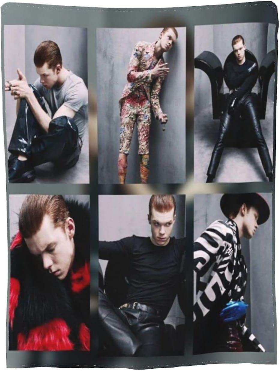 Cameron Ian Monaghan Flannel Tæppe Soft Thow Tæpper Aircondition Tæppe Sengetøj Fleece Tæppe Til Sofa Sofa Stue Soveværelse ABD982