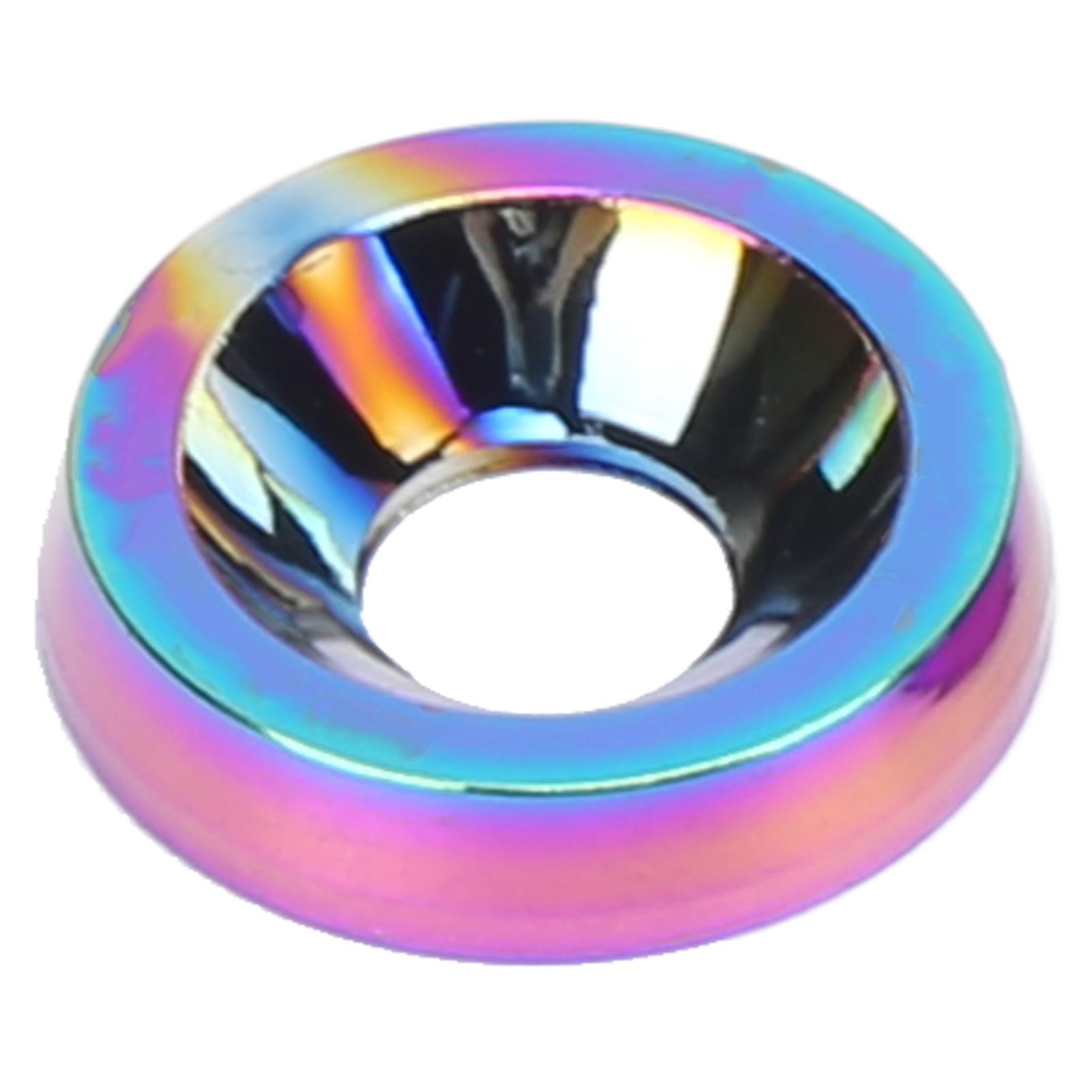 Colorful Car Engine Washer Fastener Kit M6 Screws for Car Modification and Decoration