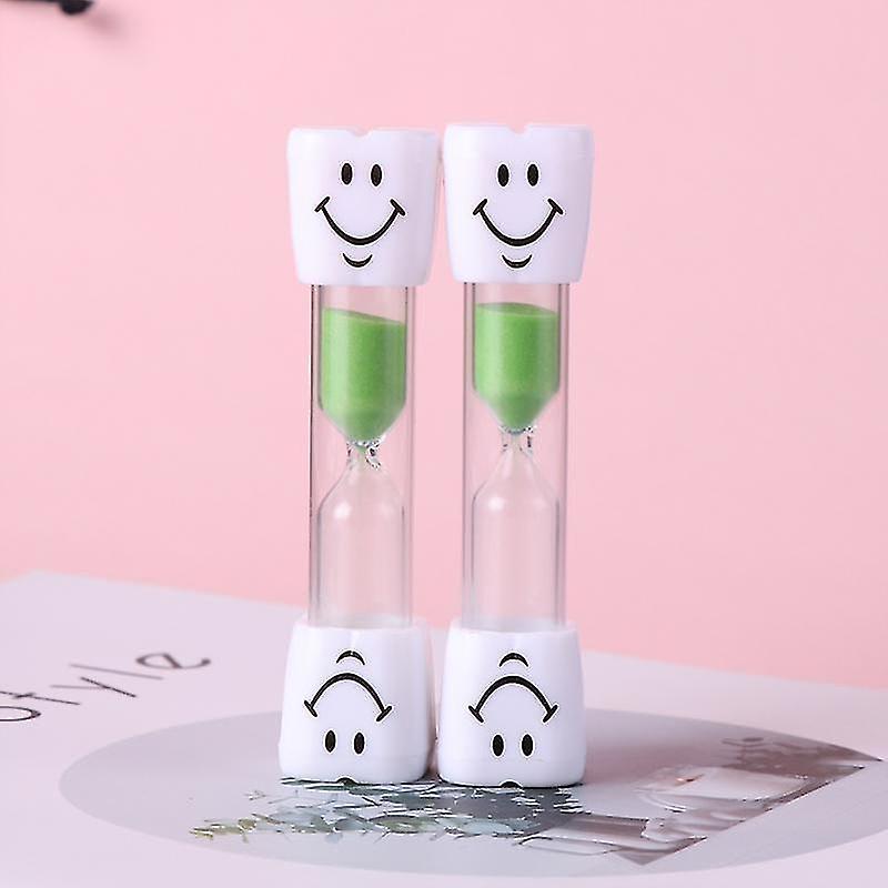 3 Minute Smiling Face Tooth Brushing Hourglass Creative Sand Clock Toothbrush Timer