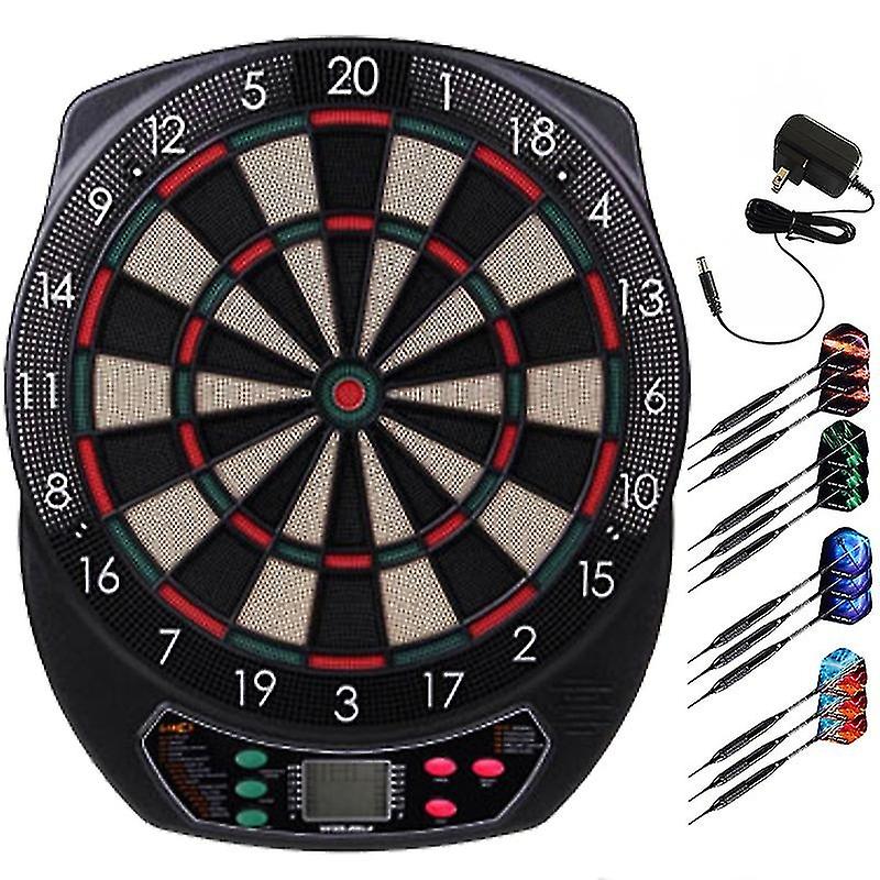 Elektronische Dartscheibe für Erwachsene Wettkampftraining 18-Zoll-Dart-Set für Indoor-Freizeitunterhaltung Dartpfeile