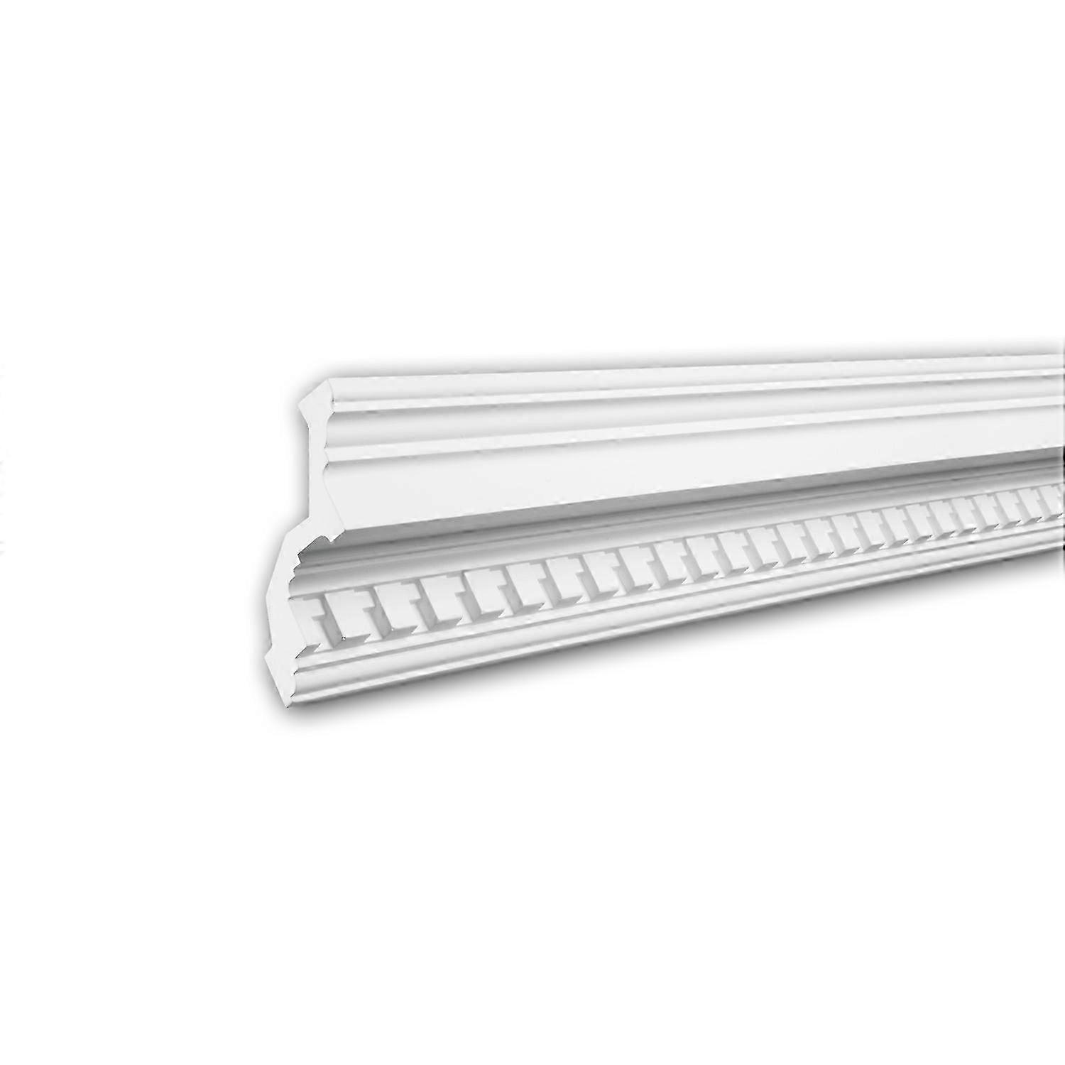 e-Delux GmbH 1 x Corniche 150111F Profhome blanc Polyuréthane prétraité léger, solide, indéformable