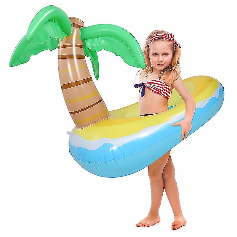 1pcs Inflatable Coconut Tree Swimming Ring
