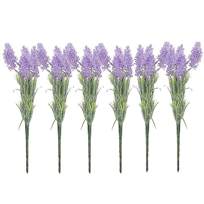 6pcs Artificial Lavender Decor