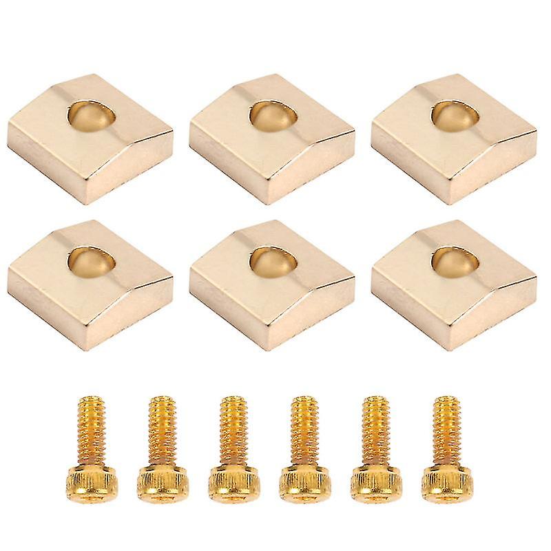 6pcs Guitar Locking Nut Clamps