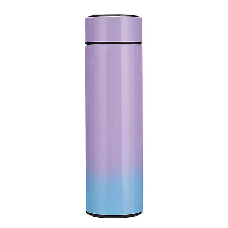 500 ml-es intelligens szigetelő csésze Mini termoszcsésze vizes palack LED digitális hőmérséklet-kijelző rozsdamentes acél termosz csésze