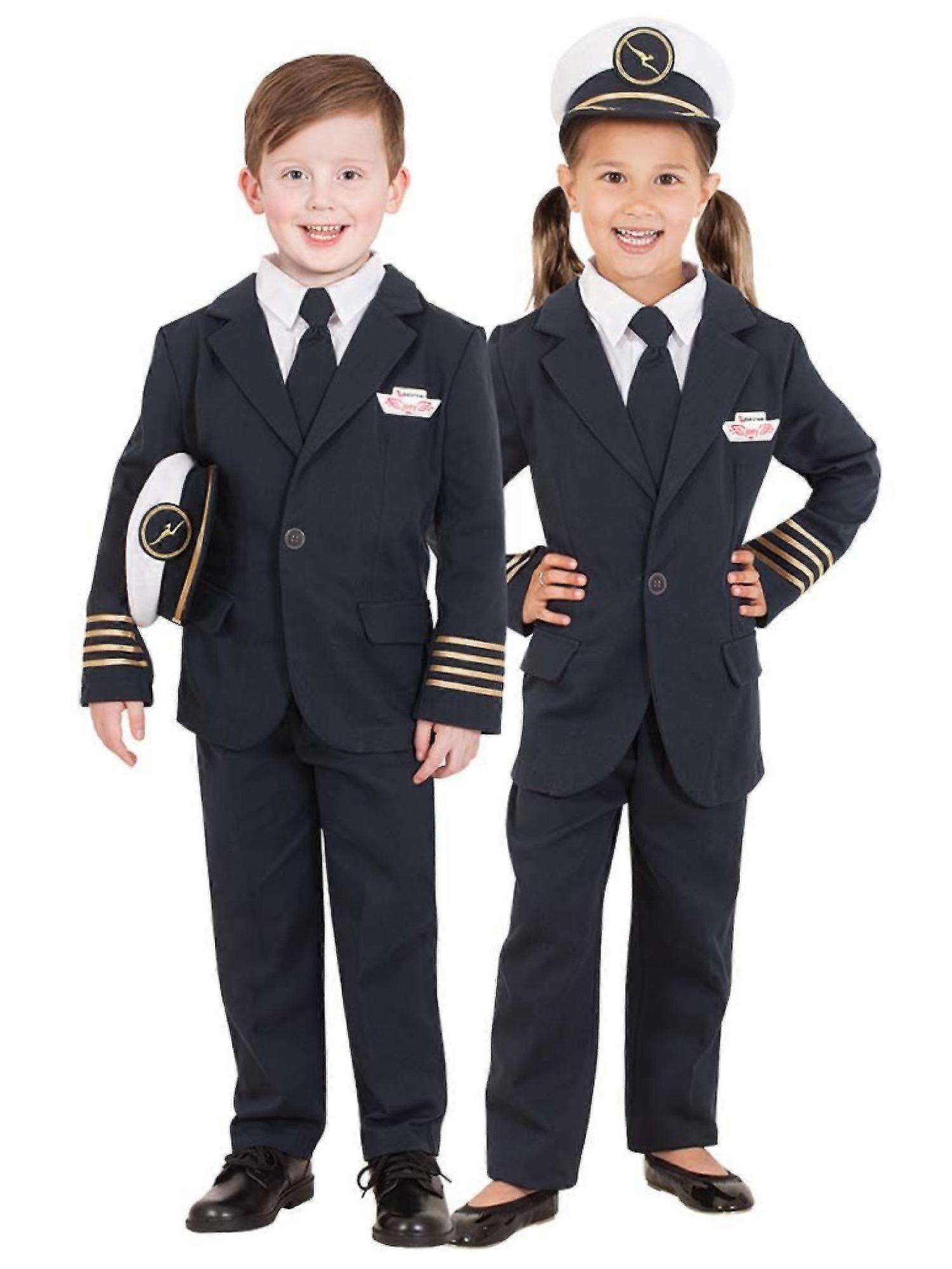 澳航机长制服航空公司飞行员飞行职业女孩男孩服装