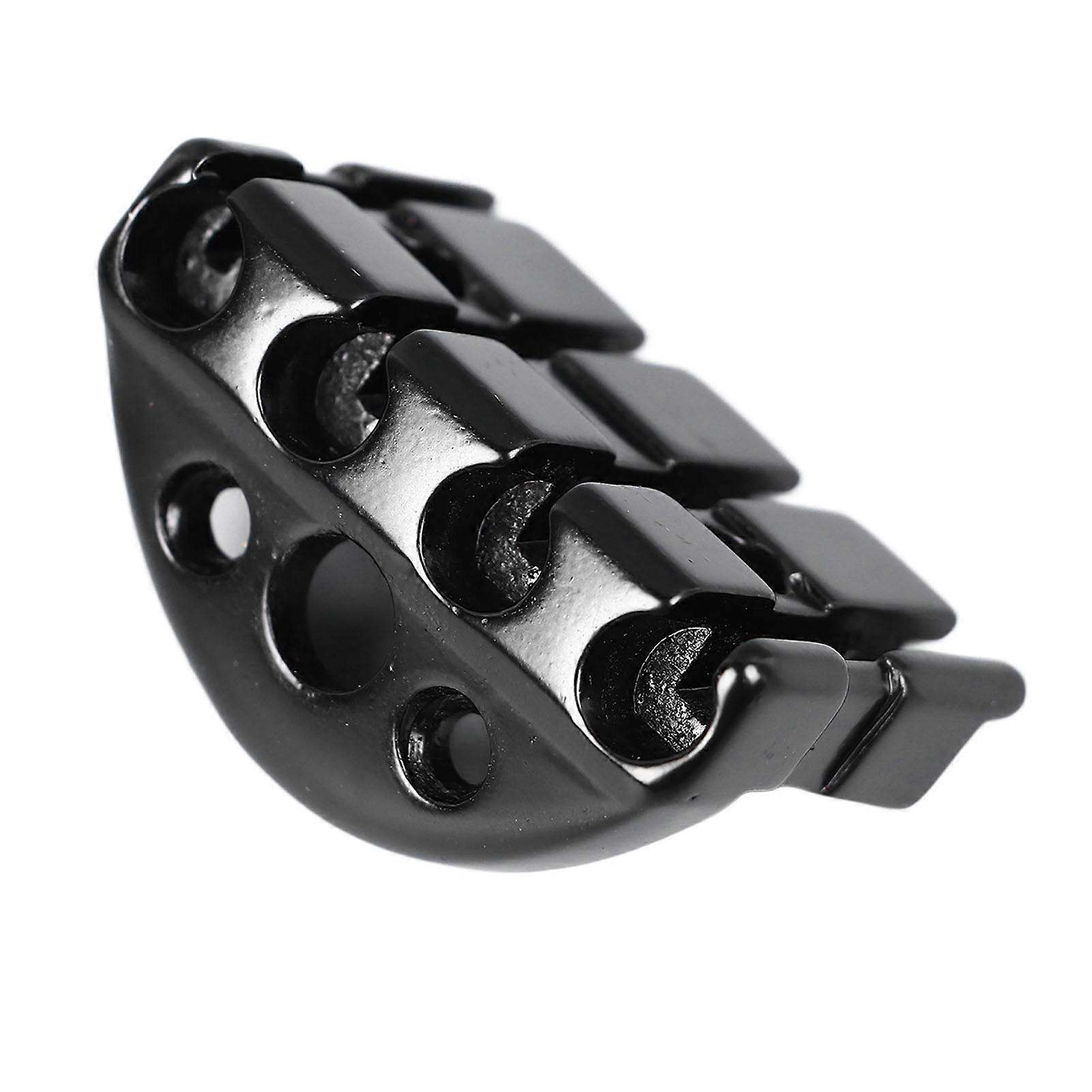 Headless Bass String Lock Metal Portable Bass String Locking Nut for Performance Show 39mm Black 