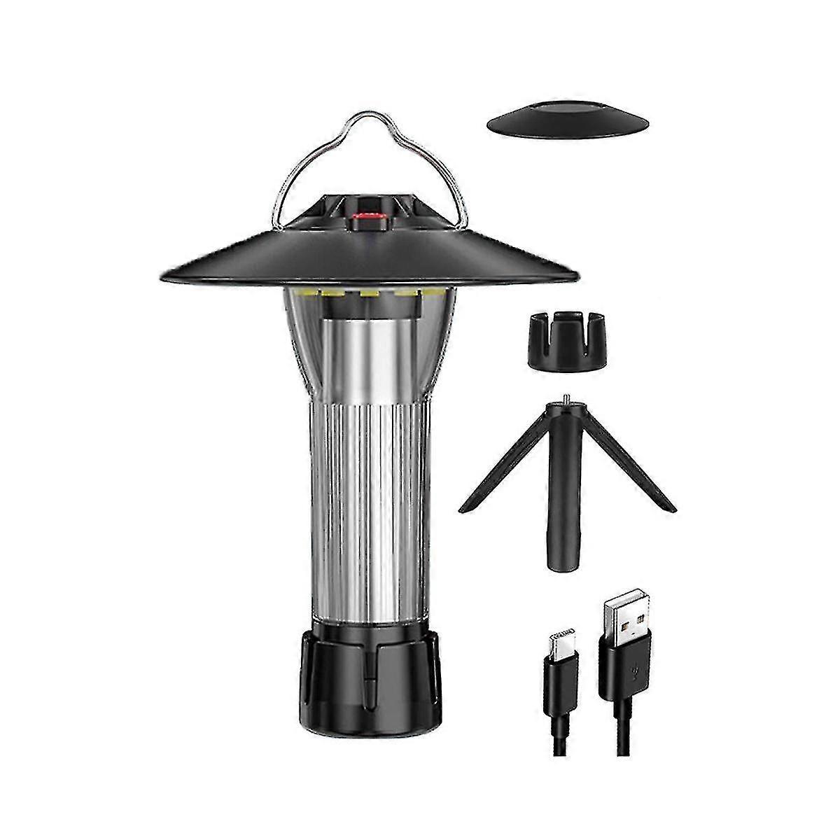 3000mah Camping Light With Magnetic Base Zero Light 5 Lighting Modes Led Flashlight Emergency Light