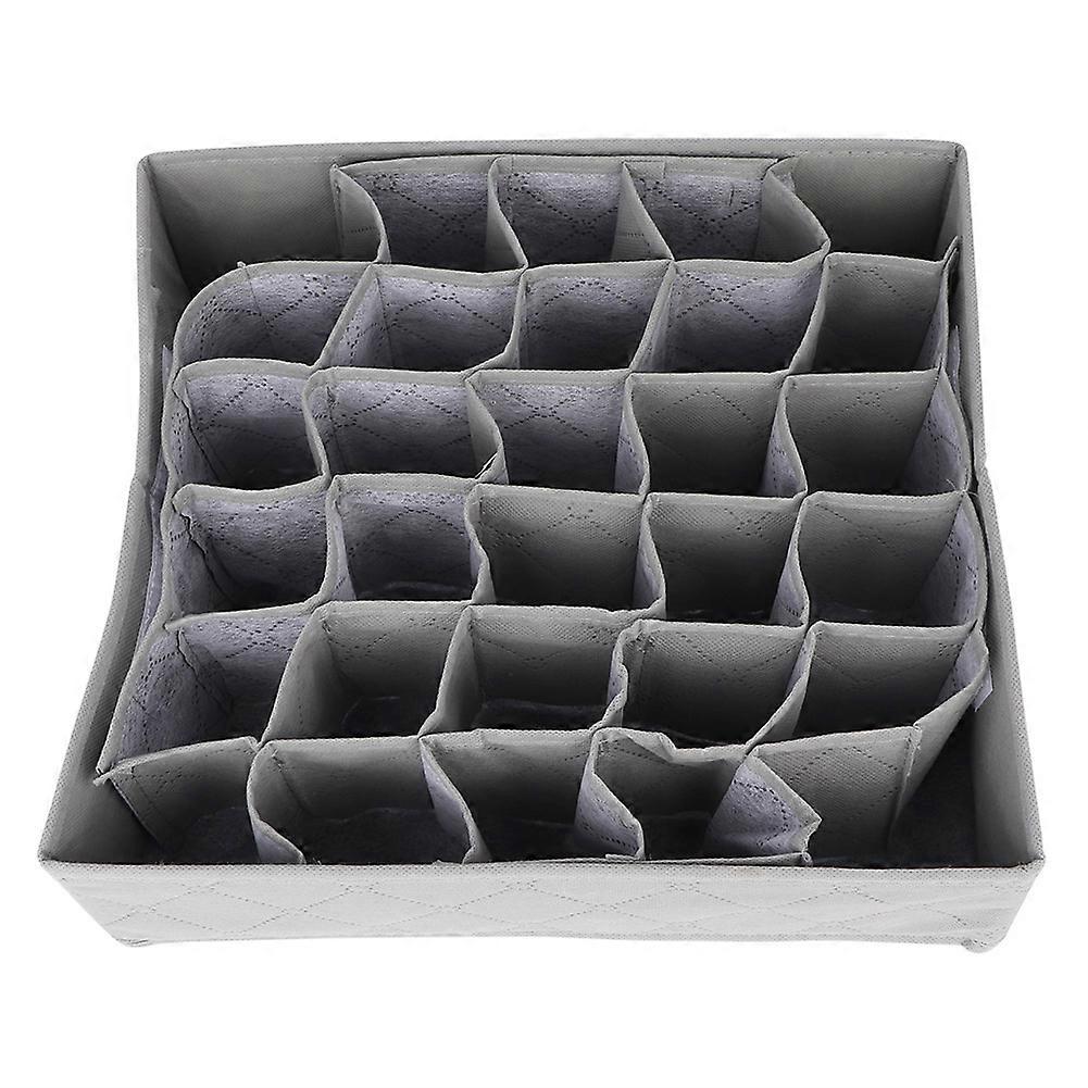 30 Grids Folding Underwear Storage Box Divider Organizer Socks Container