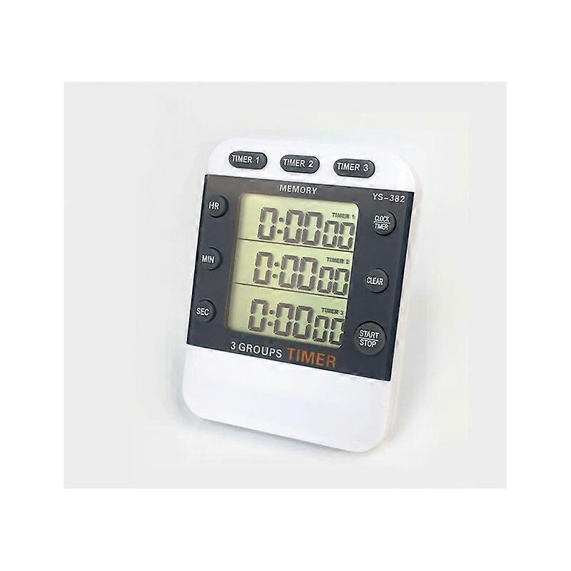 3 Channel Digital Timer Kitchen Timer Portable Digital Countdown Timer With Magnetic Back Stand(Battery Included)