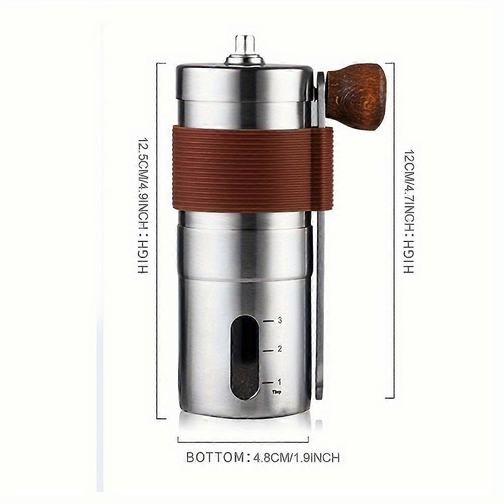ミニポータブルグラインダー手動コーヒーグラインダーホームハンドコーヒーマシン、ハロウィーンクリスマスウェディングバースデーギフトコーヒーメーカーアクセサリー