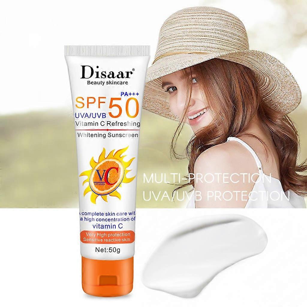 Vitamin- C Sunscreen Refreshing, Non Greasy, Oil Control, Concealer, Isolating Sunscreen