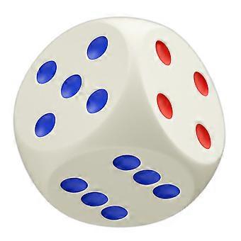 PU Stress Relief Squish Dice Toy Soft Funny Anxiety Relief for Kids Blue White Red