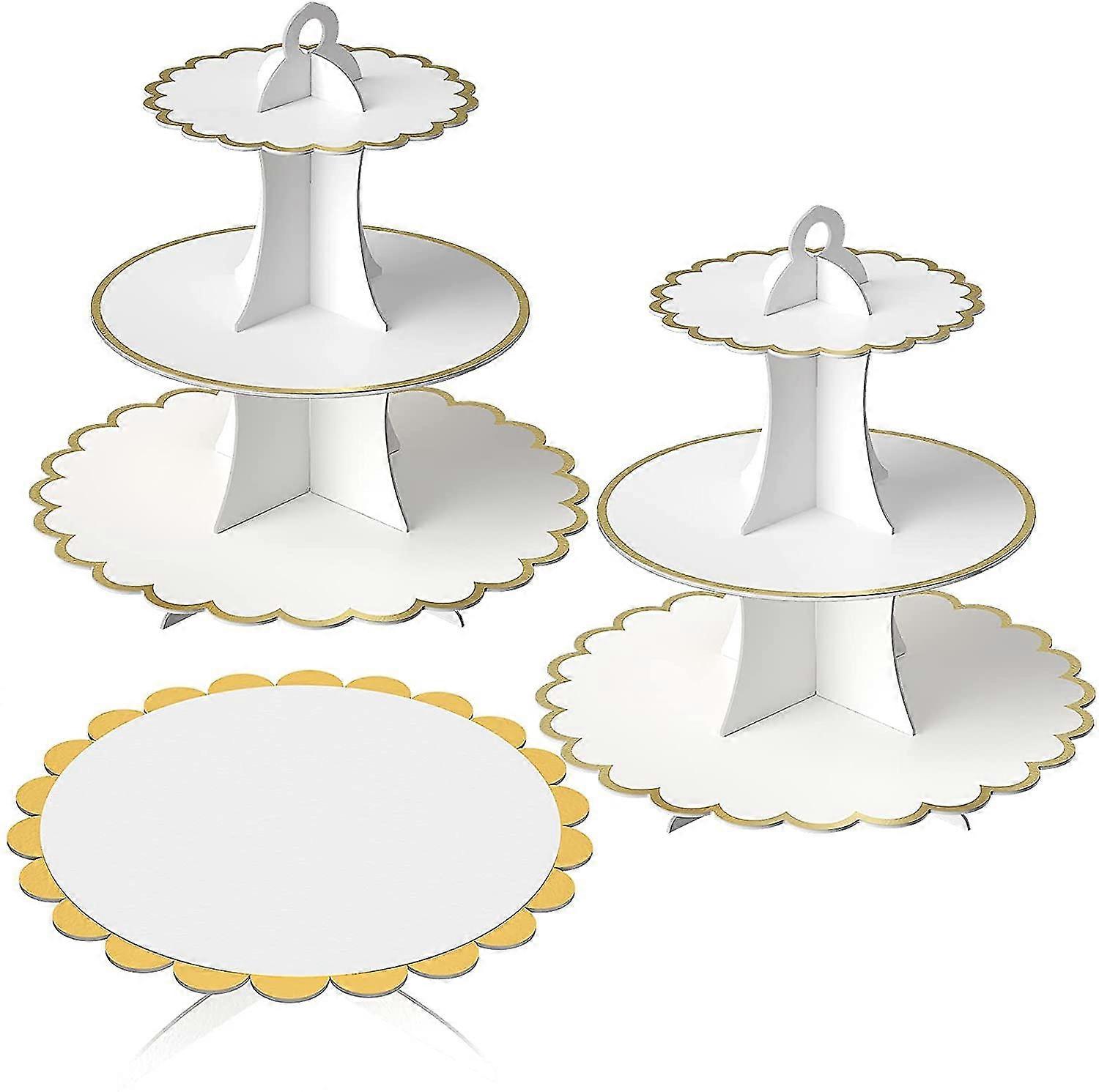 one tier dessert tower cake stand 3 pcs