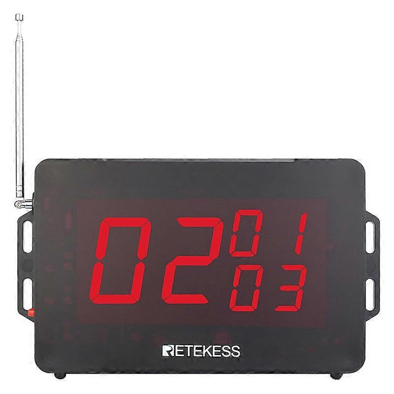 Td136 Black 3 Sets 2-digit Digital Call Receiver