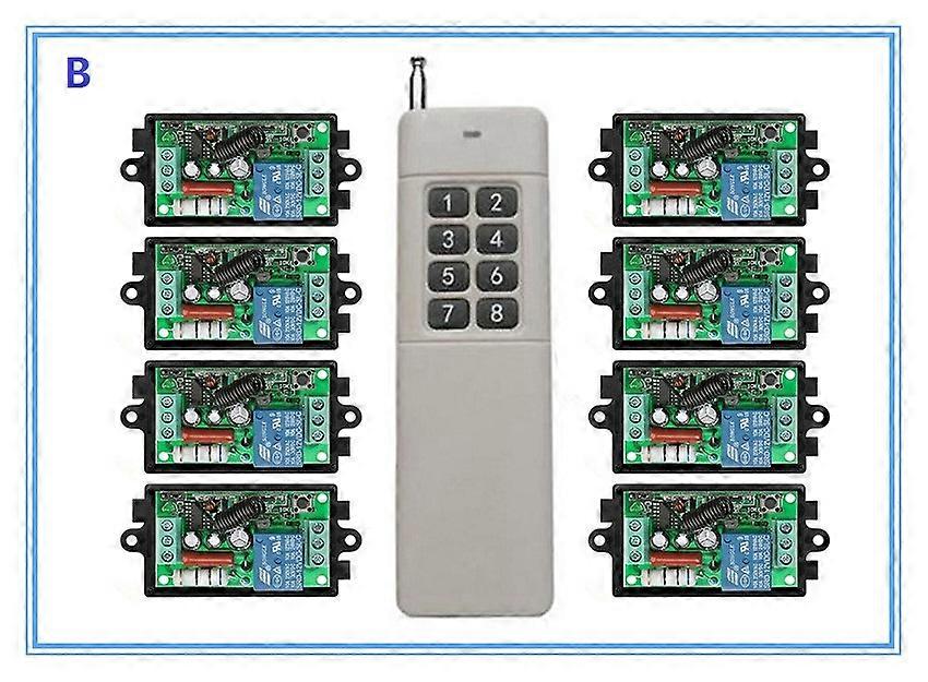 3000M Long Range AC220V 1CH RF Wireless Remote Control Relay Switch light /lamp/ window/Garage Doors shutters projection screen