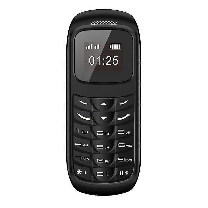 BM70 Dual SIM 0,66 polegadas Mini Bar Telefone 2G GSM Celular - Preto