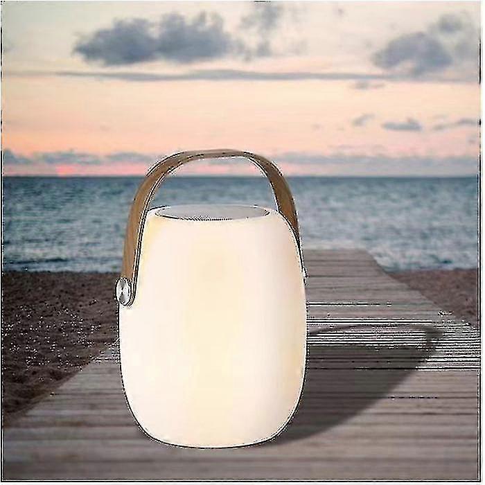 Portable LED Speaker Lantern with Glowing Feature