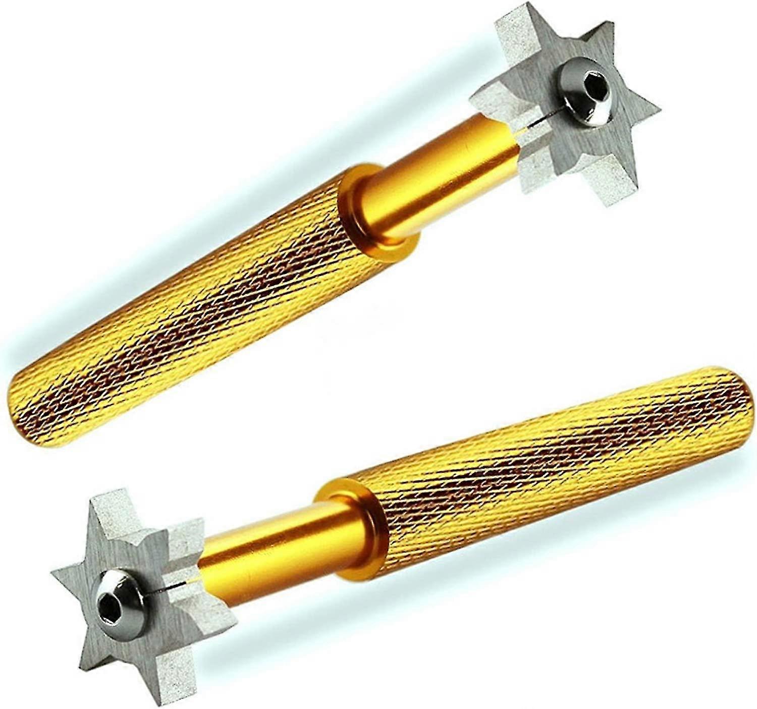 Groove Sharpener With 6 Heads - Groove Sharpener Regroove Tool For Golf Clubs And Cleaner For All Irons