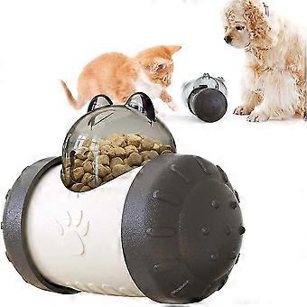Cat Toy, Cat Kibble Dispenser Toy Interactive Cat Toy Whirling Tumbler Cat Toy Easy To Clean (black)