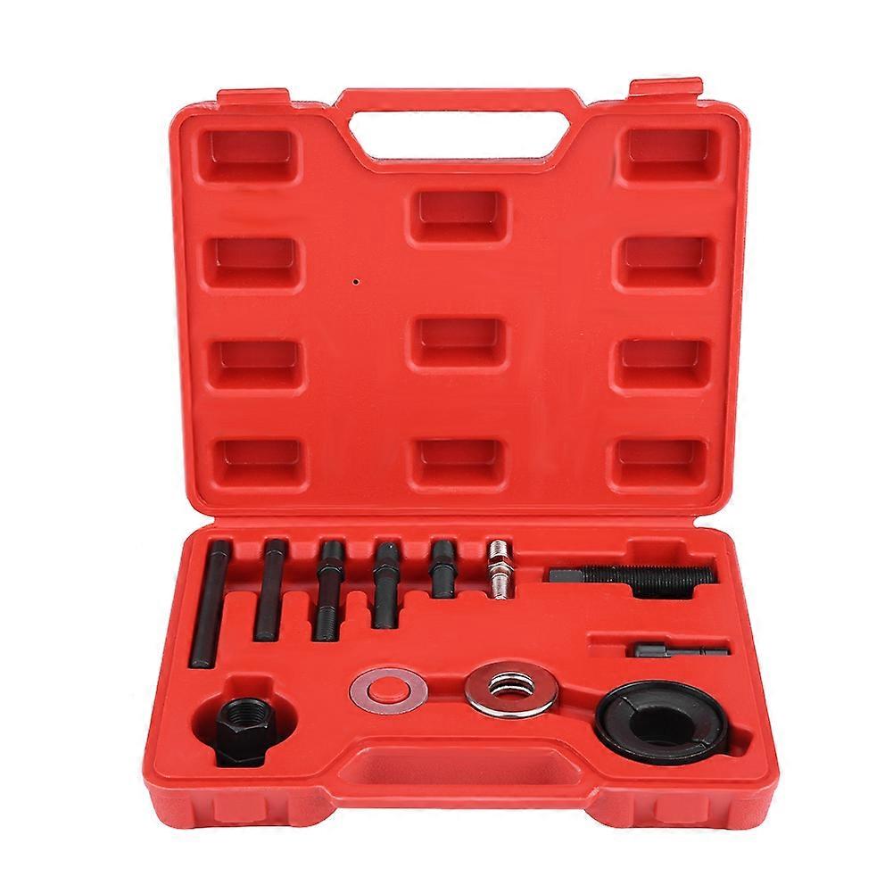 12pc Pulley Puller Remover Installer Set for GM Chrysler Ford Power Steering Alternators