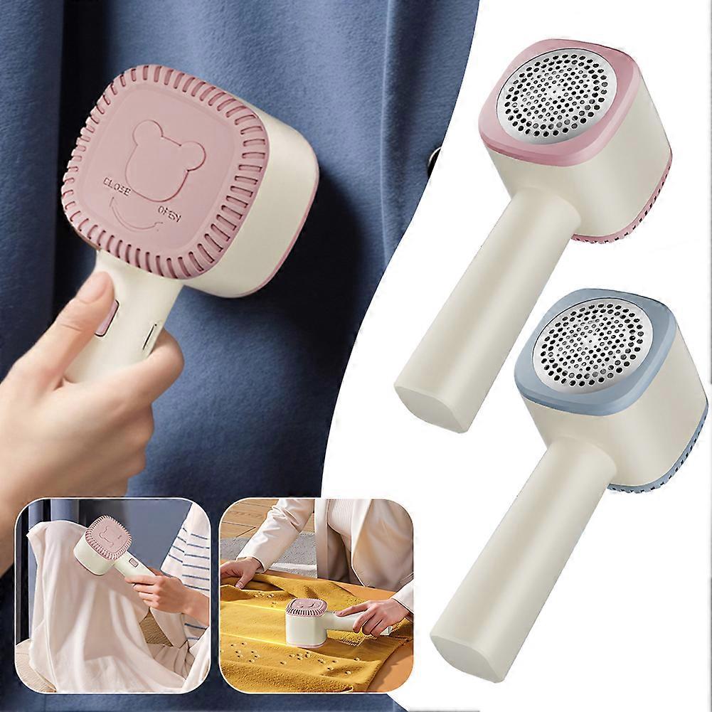 Portable Lint Remover with USB Power Cable 3 Speed Handheld High-Perf Defuzzer for Household