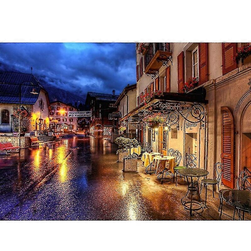5D دي الماس اللوحة الحفر الكامل "مشهد المدينة" الماس التطريز أحجار الراين صور الماس فسيفساء المنزل ديكو