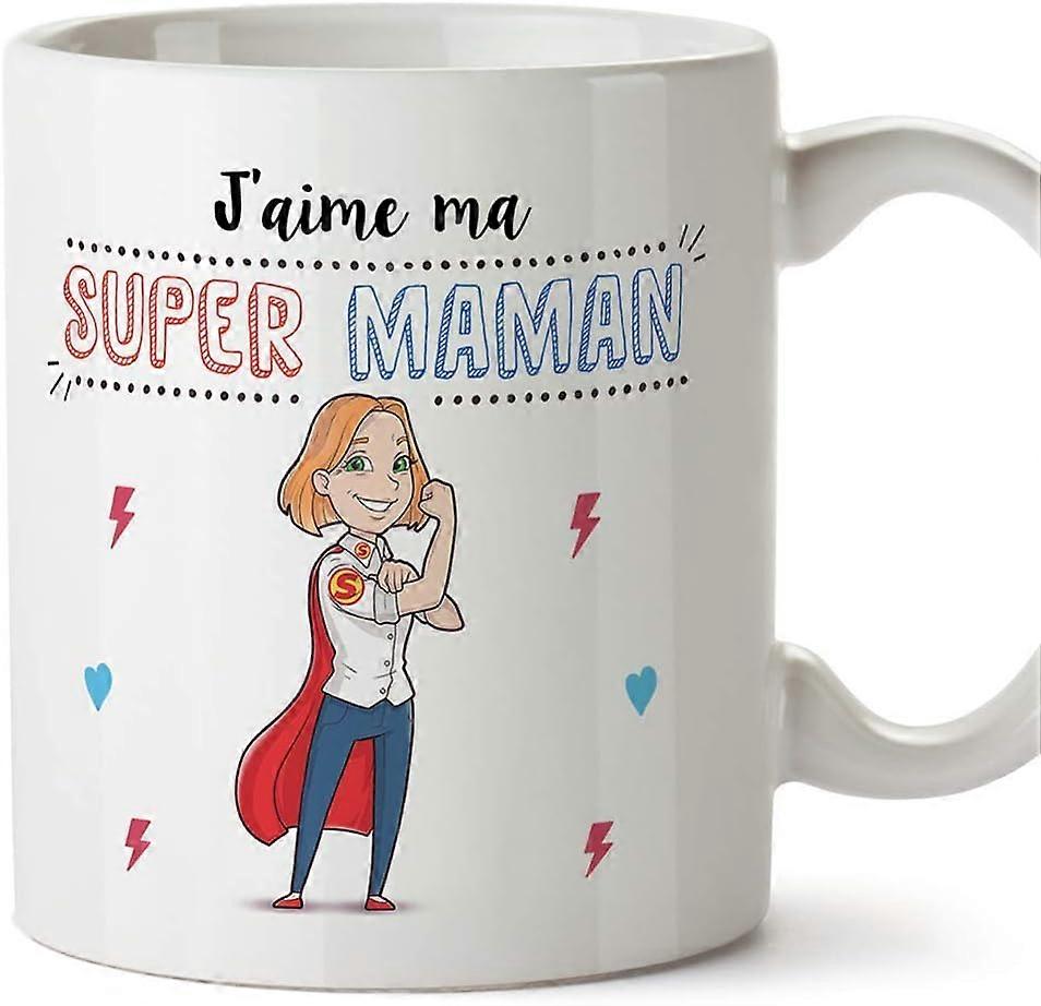 (Caneca em francês) Super Maman