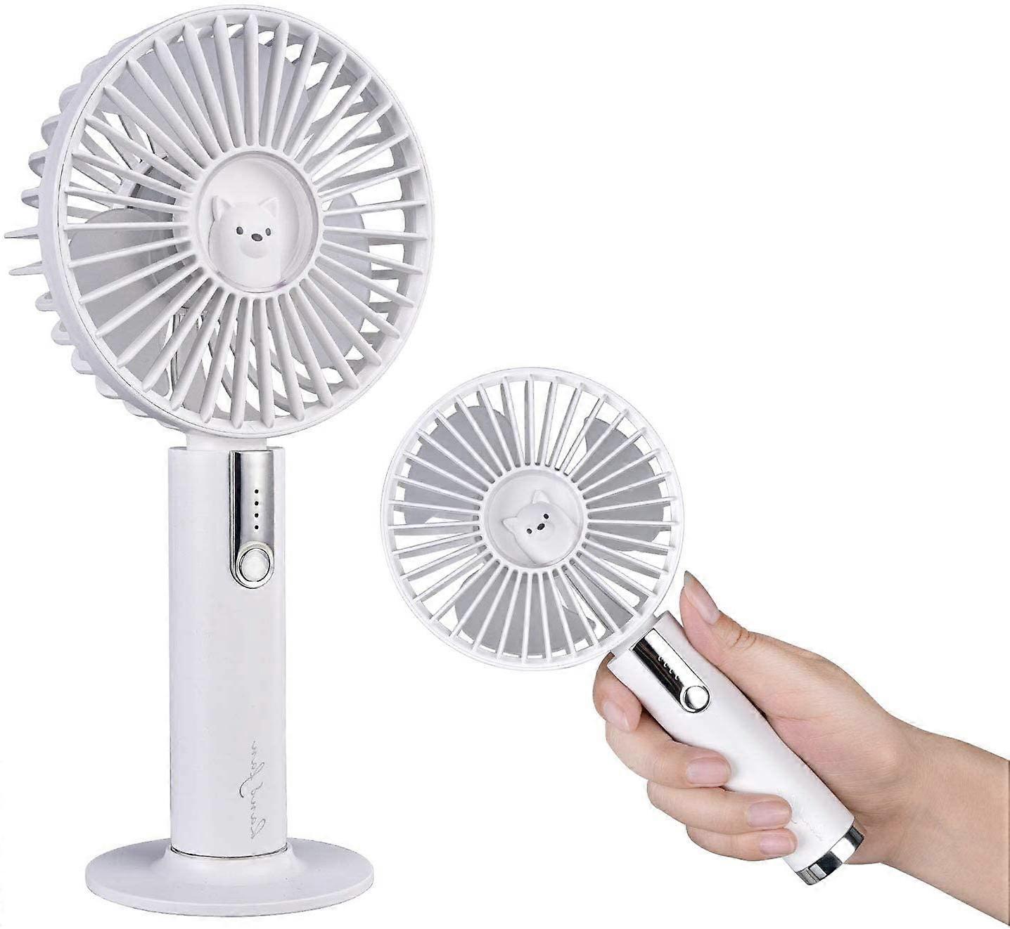 Portable Mini Fan, Handheld Rechargeable Usb Fan, Adjustable 3-Level Air Volume