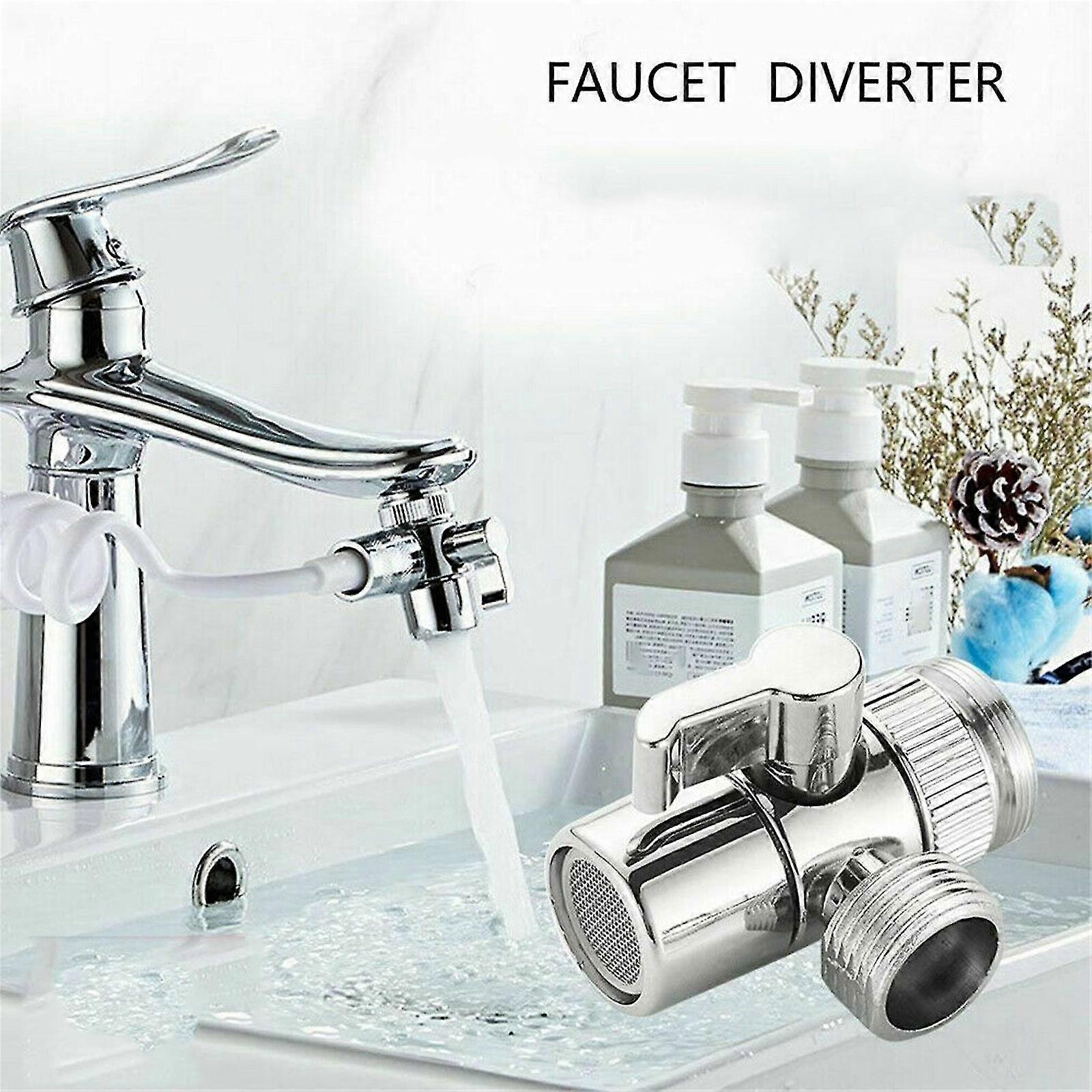 Home S Faucet Adapter Kit Sink Splitter Diverter -valve Tap Connector