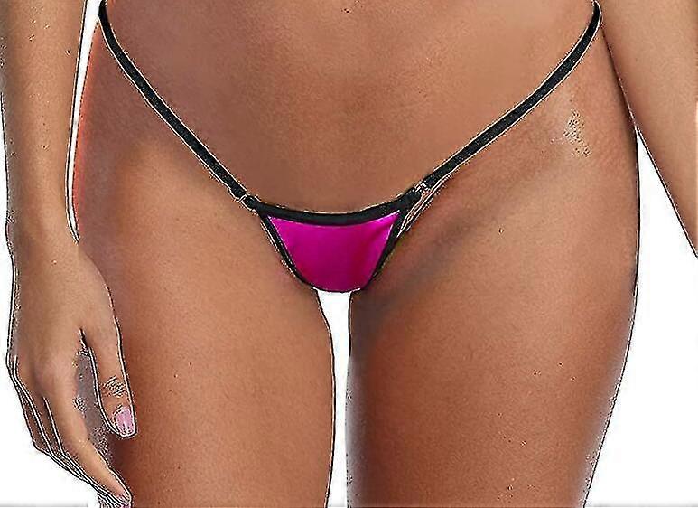 Women's Glossy Low Waist G-string - Micro Thong T-back, Triangle Briefs