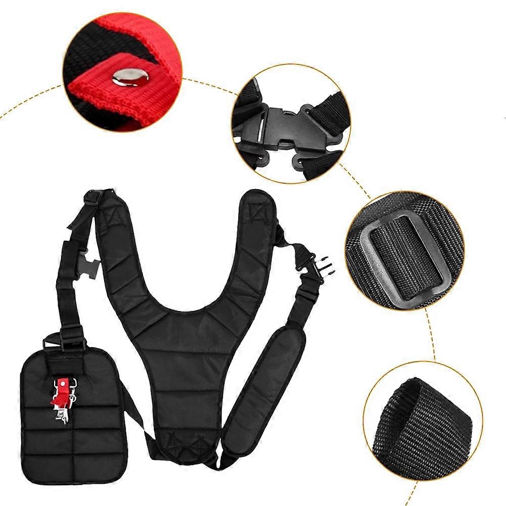 ZK-Adjustable double shoulder trimmer chest strap for lawn mower