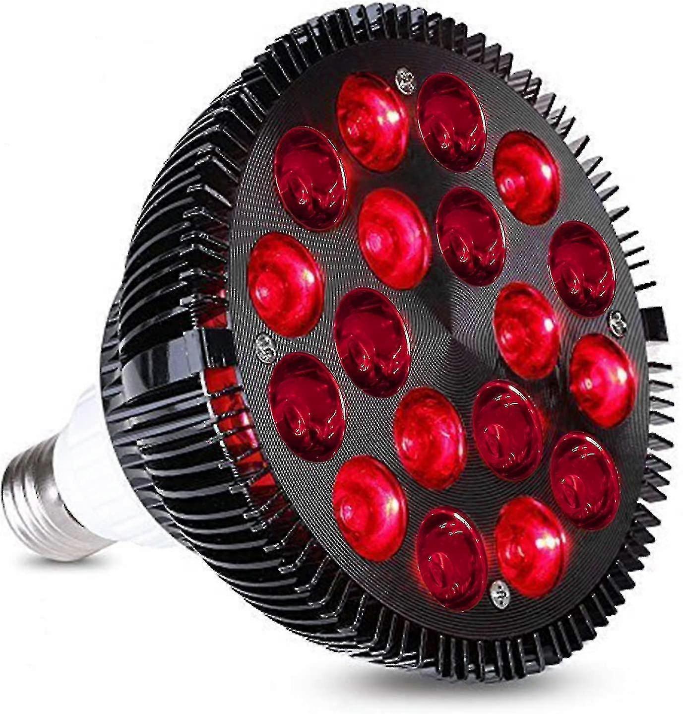 Red/Light Therapy Lamp, Wolezek 36W 18 Led Infra Therapy Device, 660Nm And 850Nm Near Infra Combo Bulb Size 36