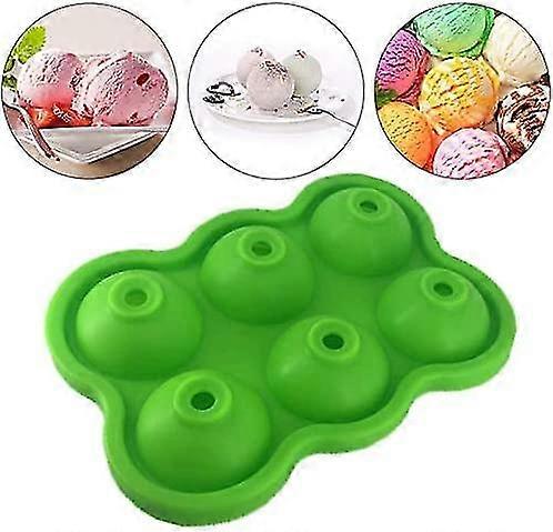 Silicone Ice Cube Tray, Large Ice Cube With Lid, Set Of 2 Easy Release Ice Cubes, Ice Cube