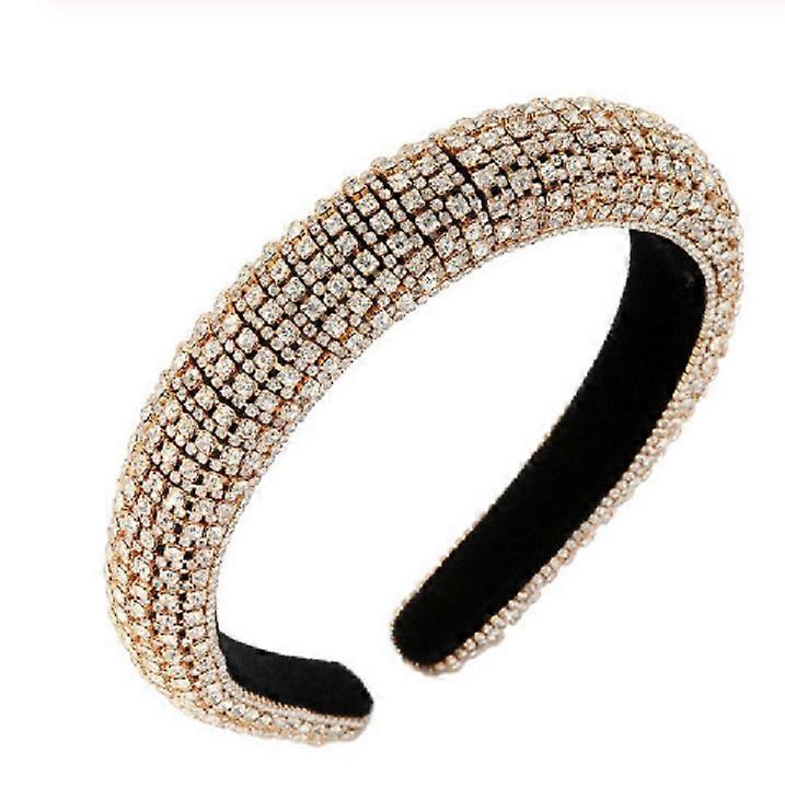 Serre-tête baroque à larges bords, version coréenne, avec bande éponge et foret à eau