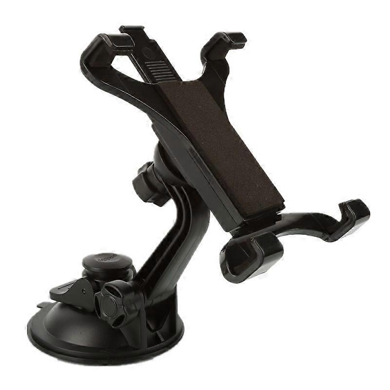 Practical tablet holder for dashboard and windscreen black