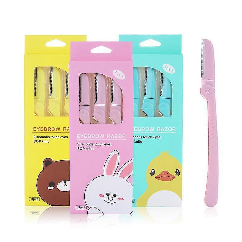 Eyebrow Razor Shaper Facial Epilator And Trimmer For Men And Women Random Colors