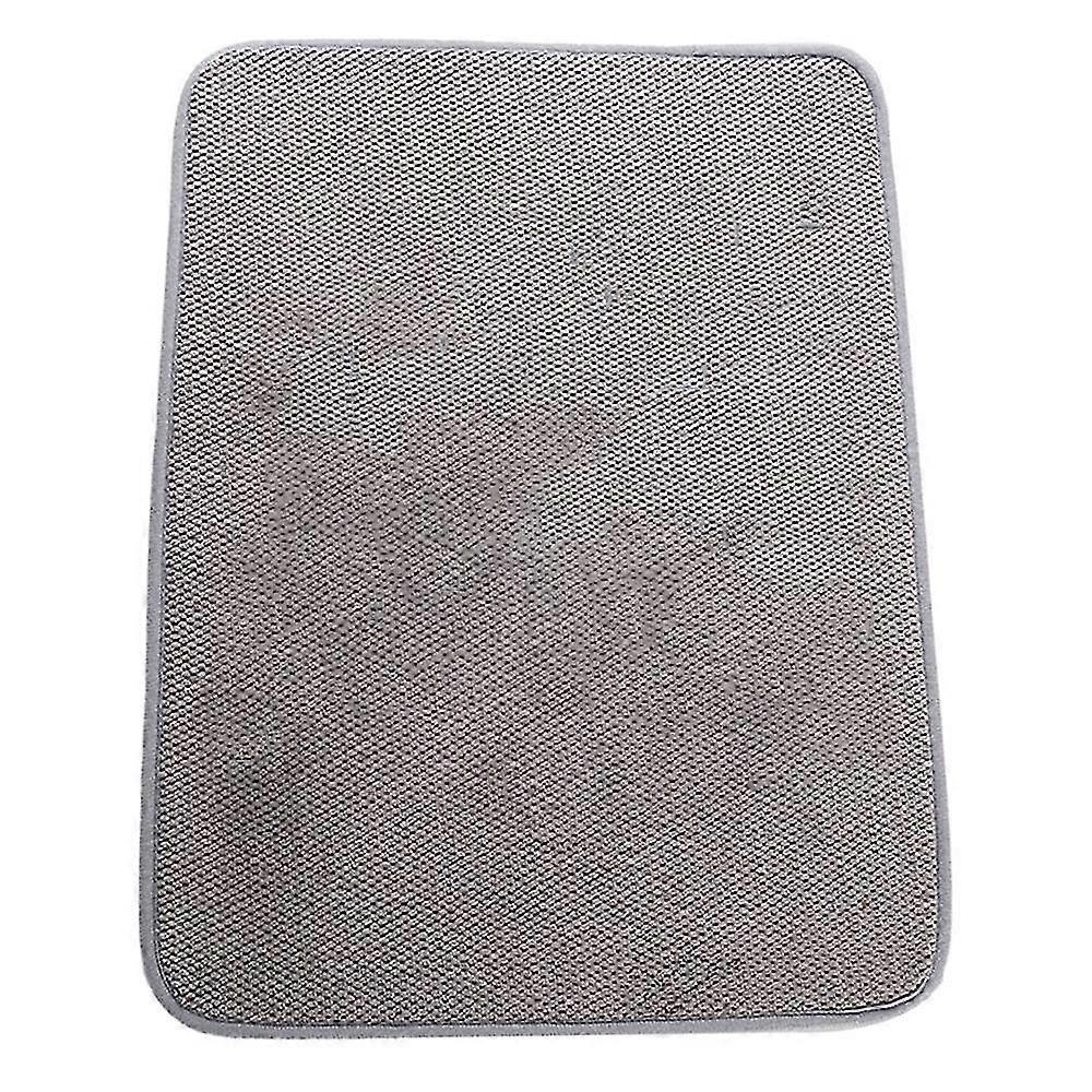 Dish Mat Microfiber Dish Drying Mat, Super Absorbent, Microfiber Dish Drying Mat Microfiber Absorbent Quick Dry Placemat-30*40cm