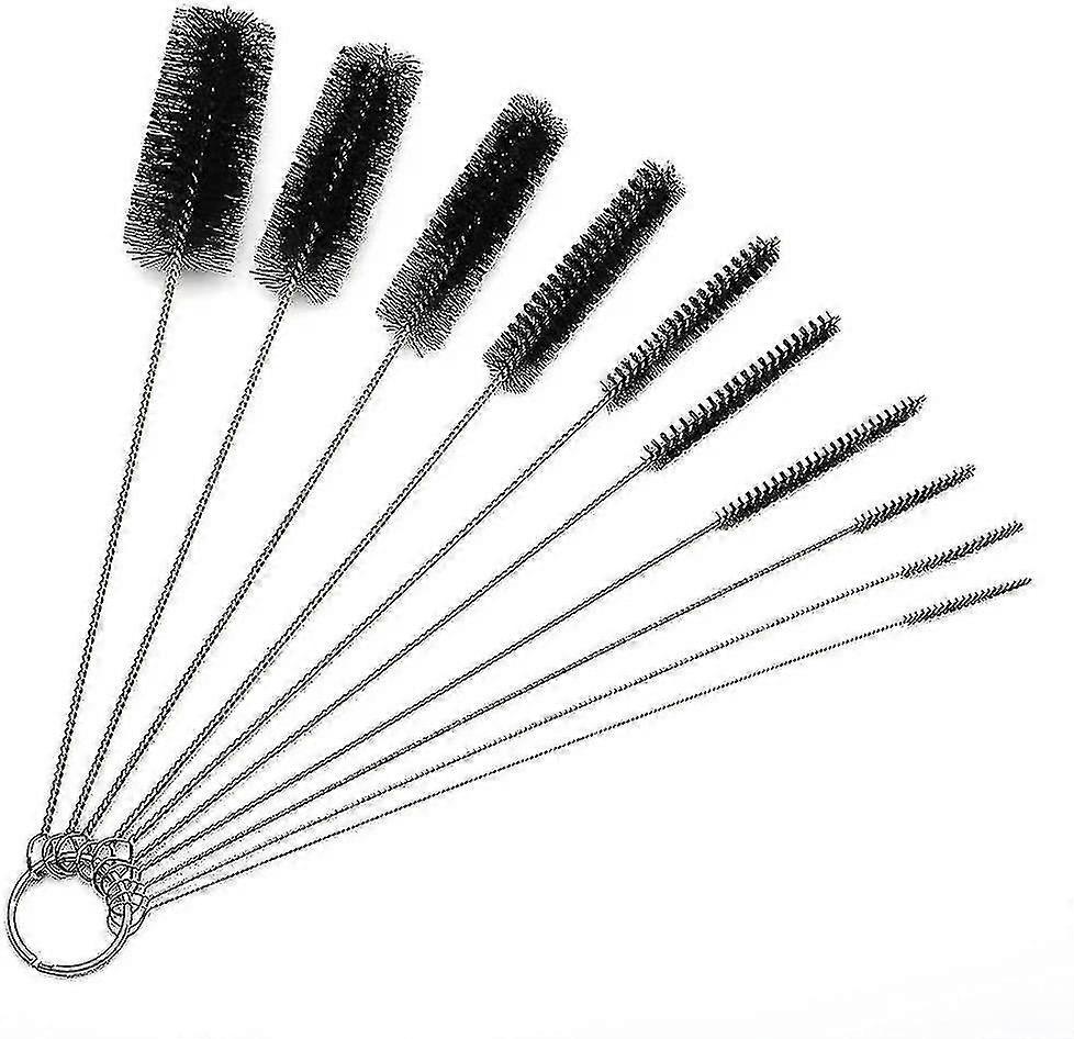 Kettle Spout Brush Pipe Cleaners Teapot Nozzle Brush Set, Black