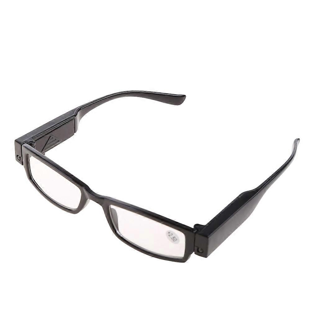 Light UP Multi Strength Eyeglass LED Reading Glasses Spectacle Diopter Magnifier