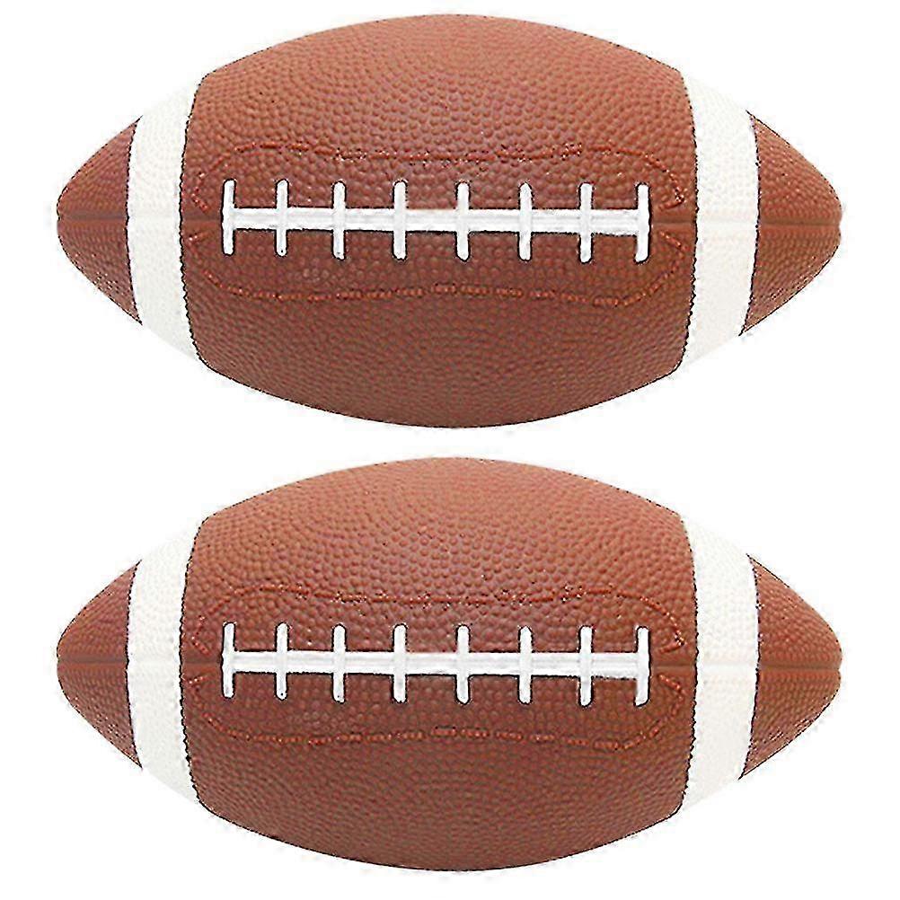 2pcs Enfants Rugby Ball Entraînement Rugby Enfants Entraînement Balle Réutilisable Rugby Entraînement Rugby Ball
