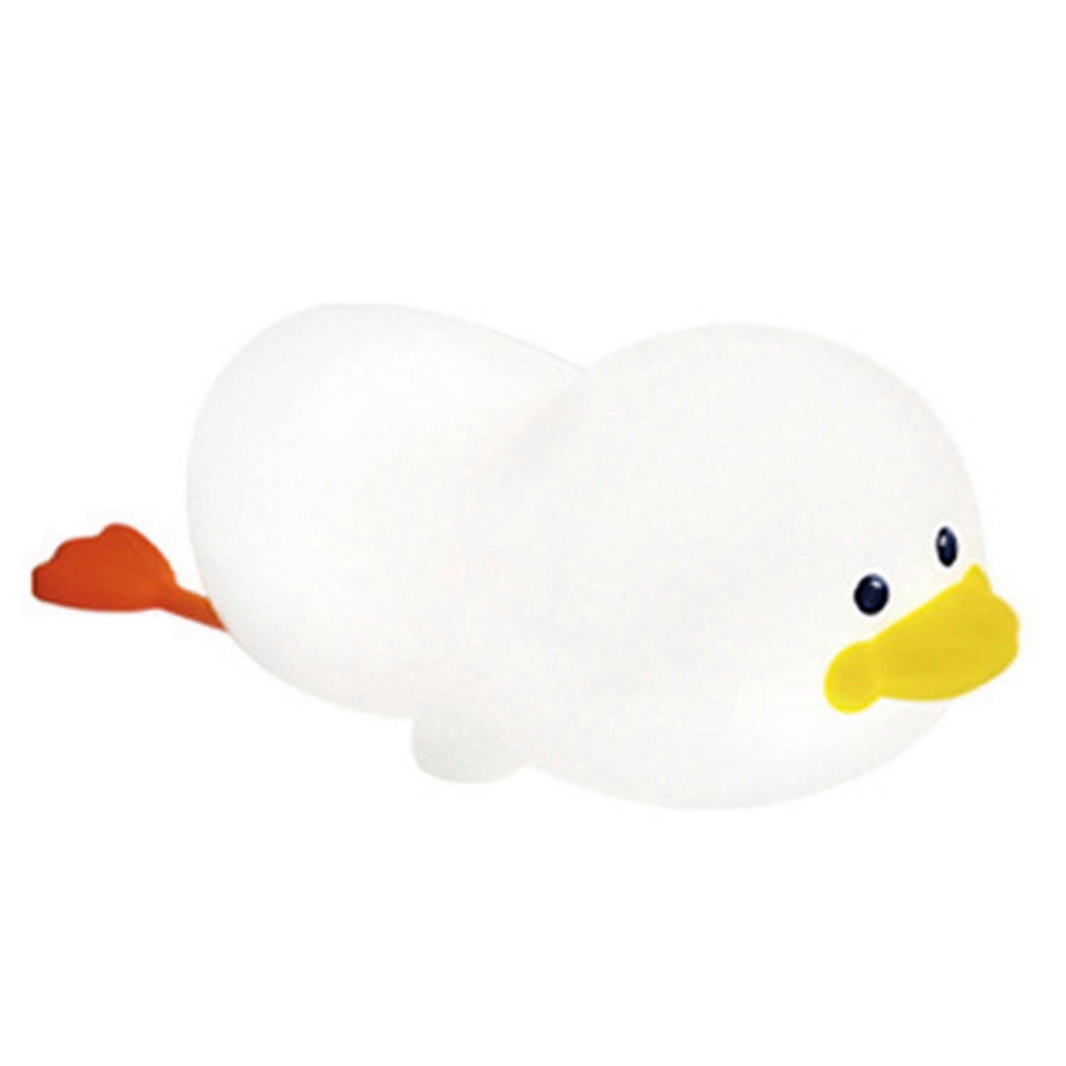Atmosphere Lamp Lovely Adjustable Vinyl Duck Touch Sensor Night Light Shooting Props