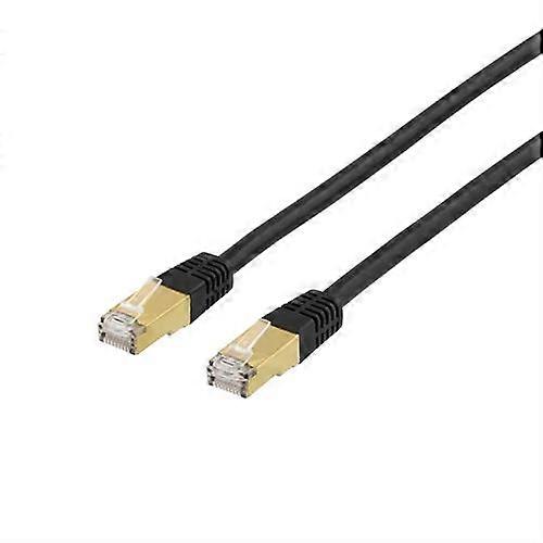 Cabo de rede DELTACO Cat7, 1m, preto