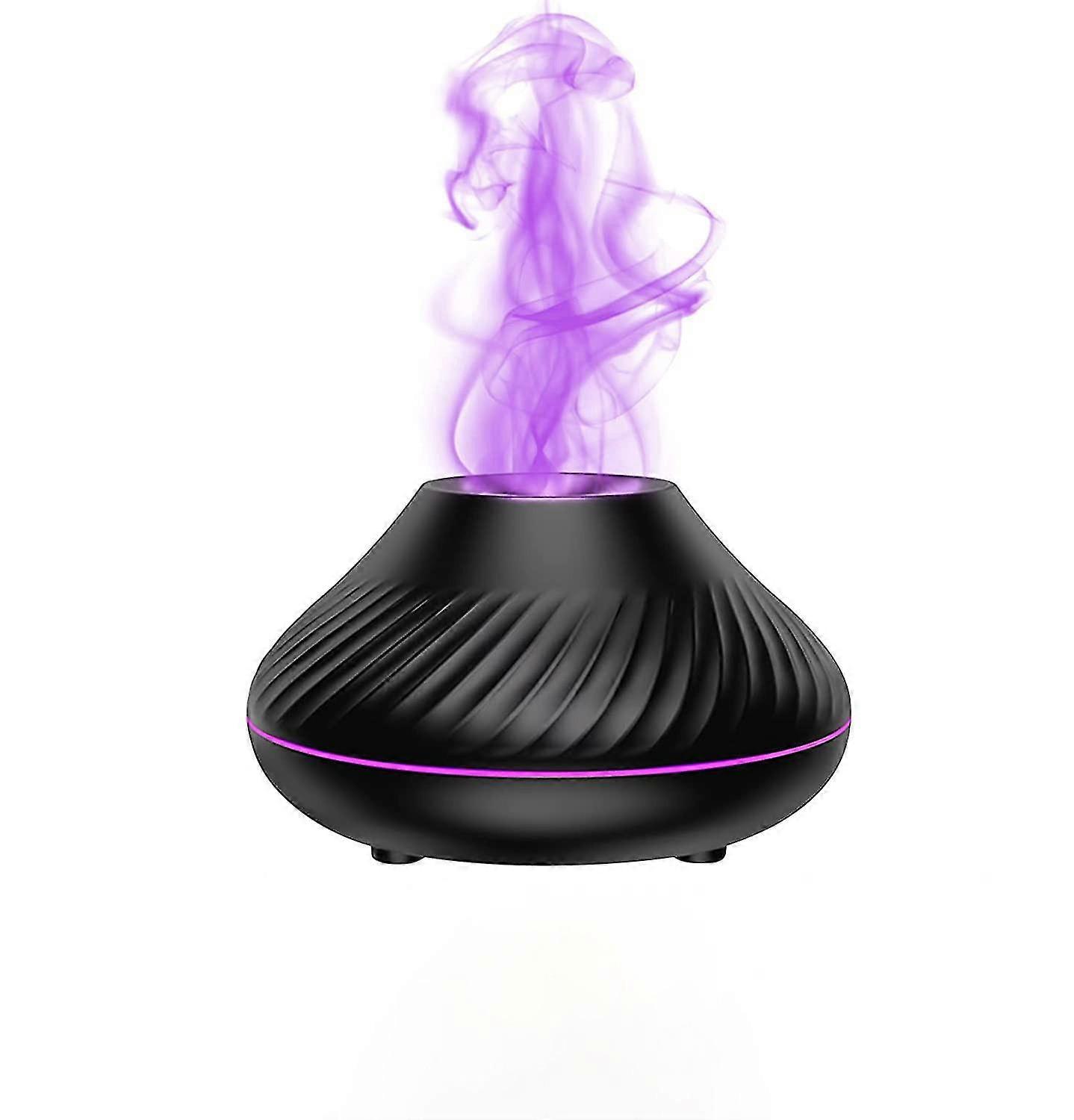 Essential Oils Diffuser,130ml Usb Portable Ultrasonic Air Aroma Humidifier(black)