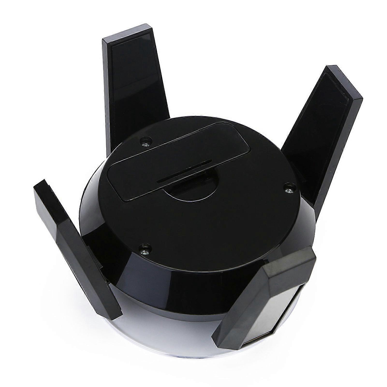 Rotating Display Stand 360 Degree Automatic Rotating Solar Display Table Model Figure Base Display Table Turntable Black