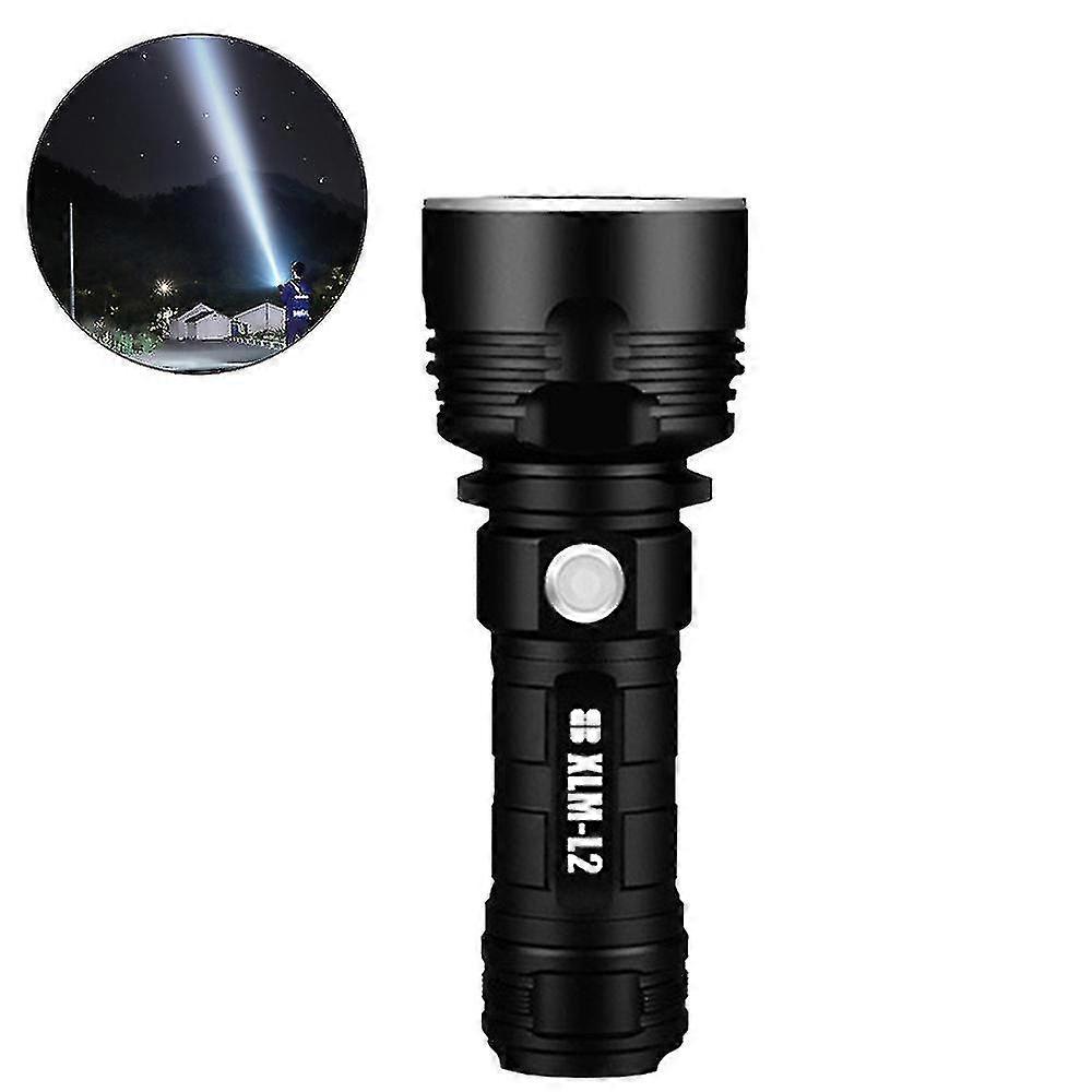 High Brightness Led Flashlight,most Powerful Usb Rechargeable Flashlight Torch, Ipx6 Water-resistant For Camping/outdoor/emergency Flashing And Everyd
