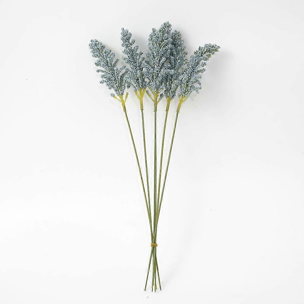 2x造花フェイクフラワーウェディングパーティーDIY花の装飾ブルー