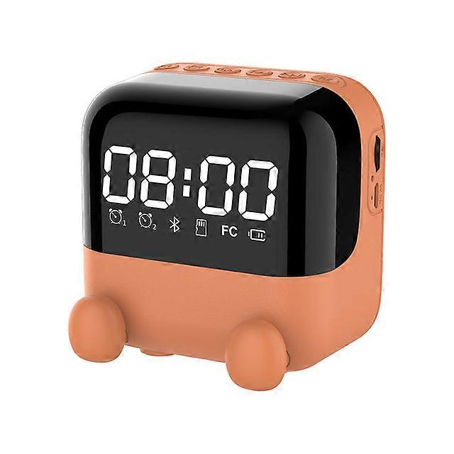 S9 Wireless Bluetooth Speaker Portable Mirror Alarm Clock Speakers Stereo Subwoofer Support TF Card FM Radio MP3 Music Player